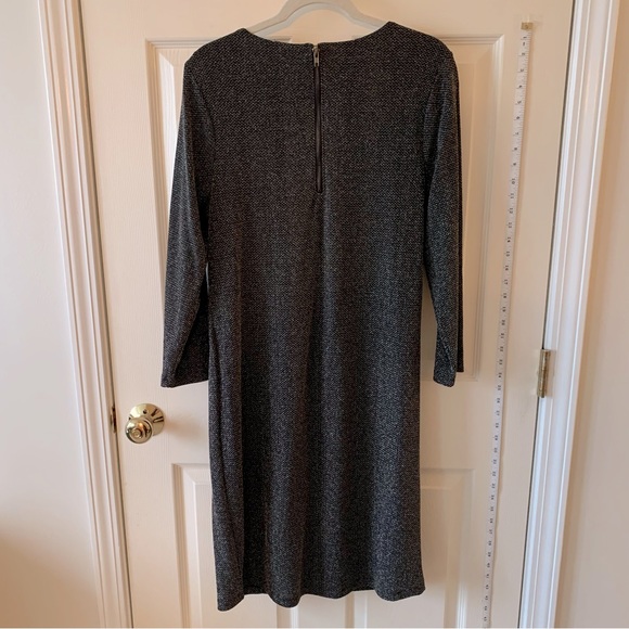 Torrid Metallic and Black Sparkly Side Knot Dress - Picture 5 of 9